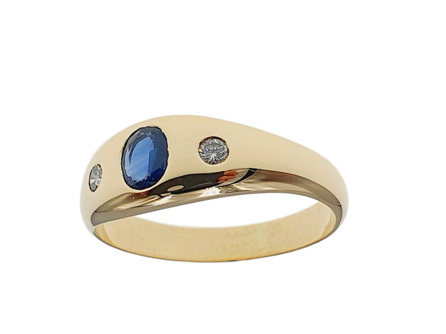 59 Złoty pierścionek w dużym rozmiarze 32. Indywidualne zamówienie.